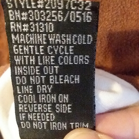 Ally B. Girls Layered Faux Suede Top - Picture 7 of 7